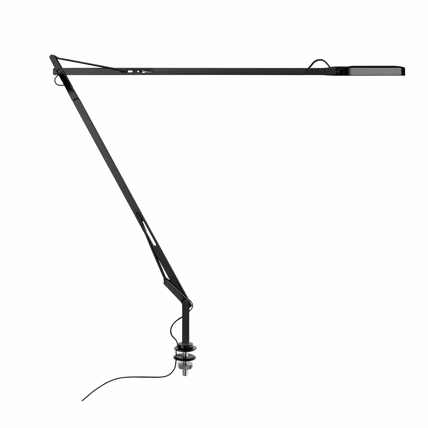 Flos - Kelvin Led Desk support (hidden cable) - Lampada da tavolo - Nero