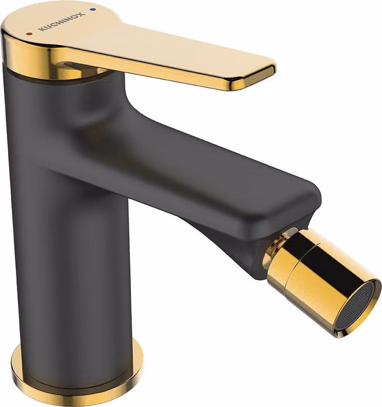 ALANIS Black Gold Rubinetto per bidet con tappo