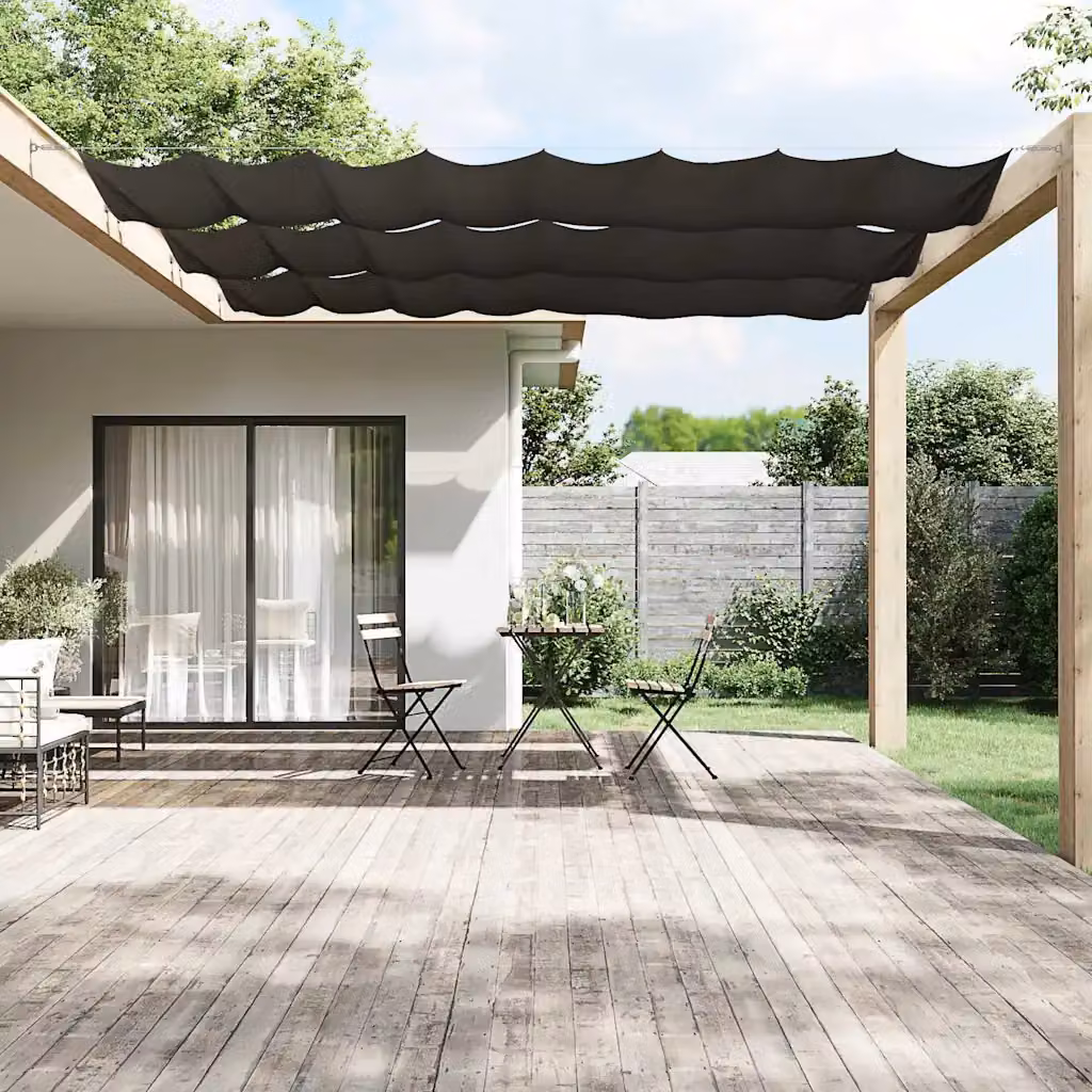 Copertura per balcone vidaXL in tessuto Oxford antracite L: 1200 cm, H: 180 cm