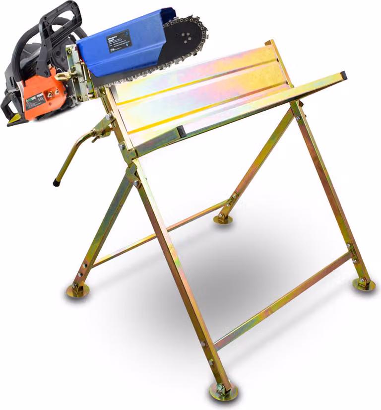 Bituxx cavalletto con supporto per motosega Ausilio per sega Ausilio per motosega per legno Motoseghe Sega inclinata Sega per taglio MS-17184