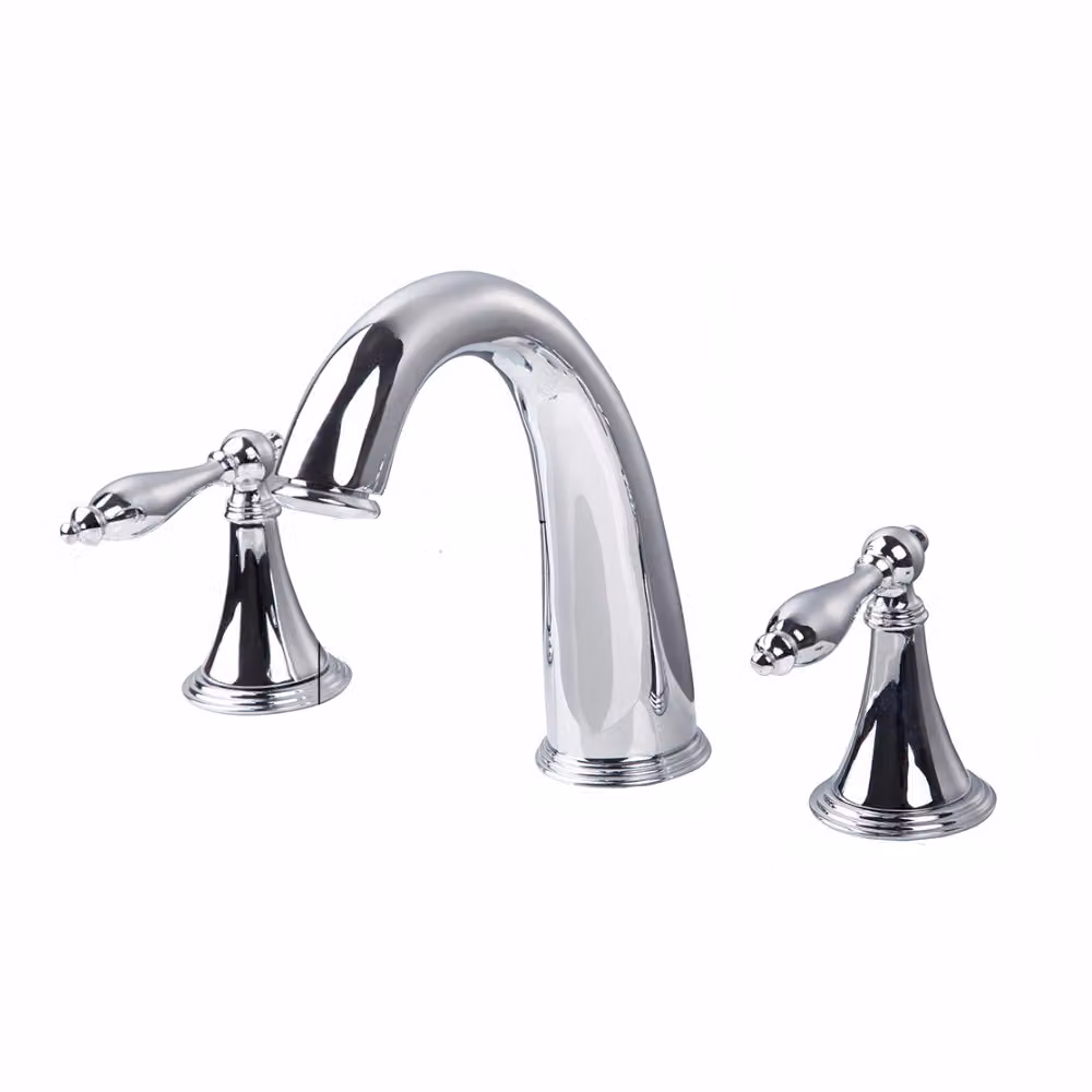 Rubinetto per lavabo KRAN retro SILVER CHROME a tre fori TAMARIS