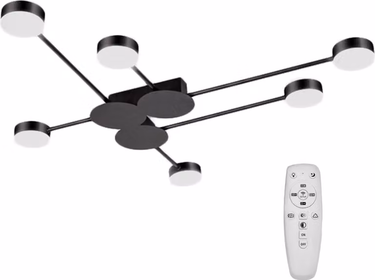 Lampada da Soffitto tooLight Led App521-6C Black