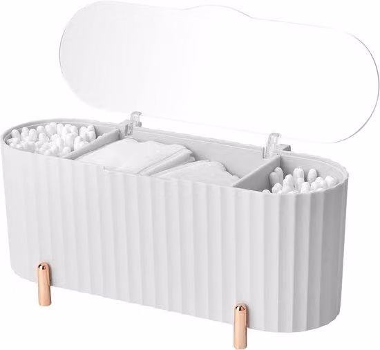 Organizer elettronico - Accessori - Bianco - 4 scomparti