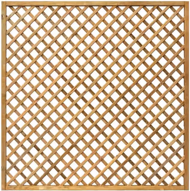 Grigliato Premium Coxe By Edilidrico in legno marrone L: 180 cm x P: 180 cm – 1