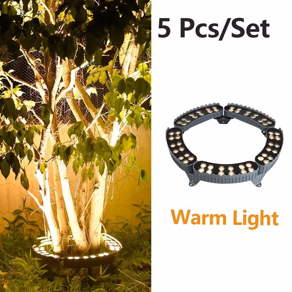 Illuminazione da giardino - Faretti LED per esterni - Set da 5 pezzi - Adatti per aree esterne - Grado di protezione IP65 (resistenti all'acqua) - Alluminio - 220 V
