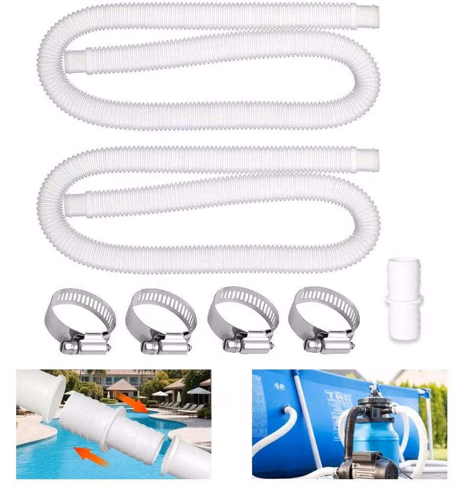 Tubo di ricambio per piscina, diametro 32 mm, lunghezza 1,5 metri