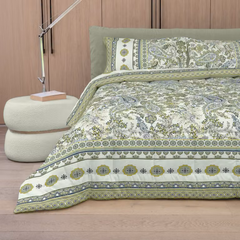 SAMARCANDA Trapunta - Taglia: 2 piazze,Colore: SAMARCANDA - GREEN