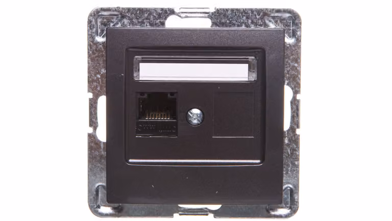 IMPRESJA Presa singola per computer RJ45 cat.5e MMC antracite GPK-1Y/K/m/50