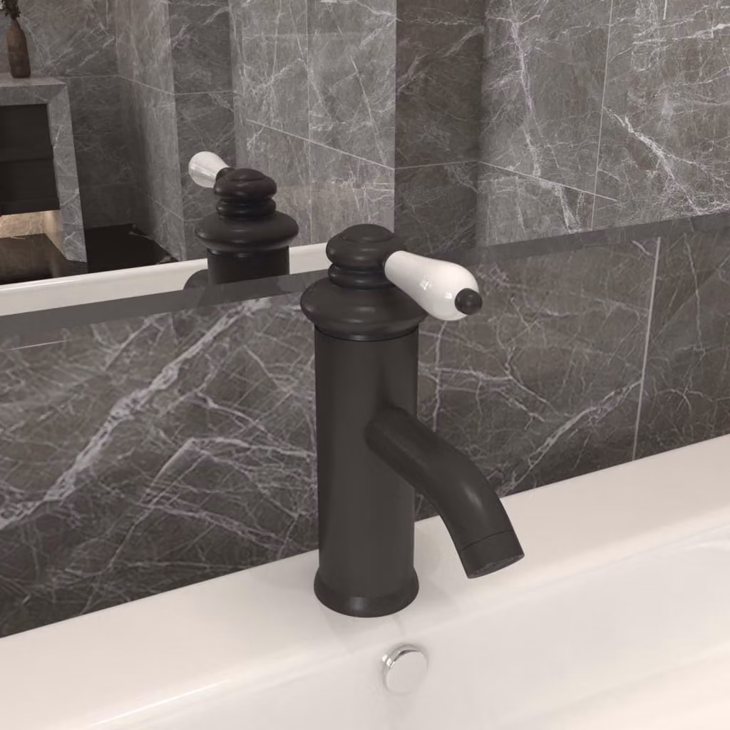 The Living Store Miscelatore per lavabo grigio 130x180 mm