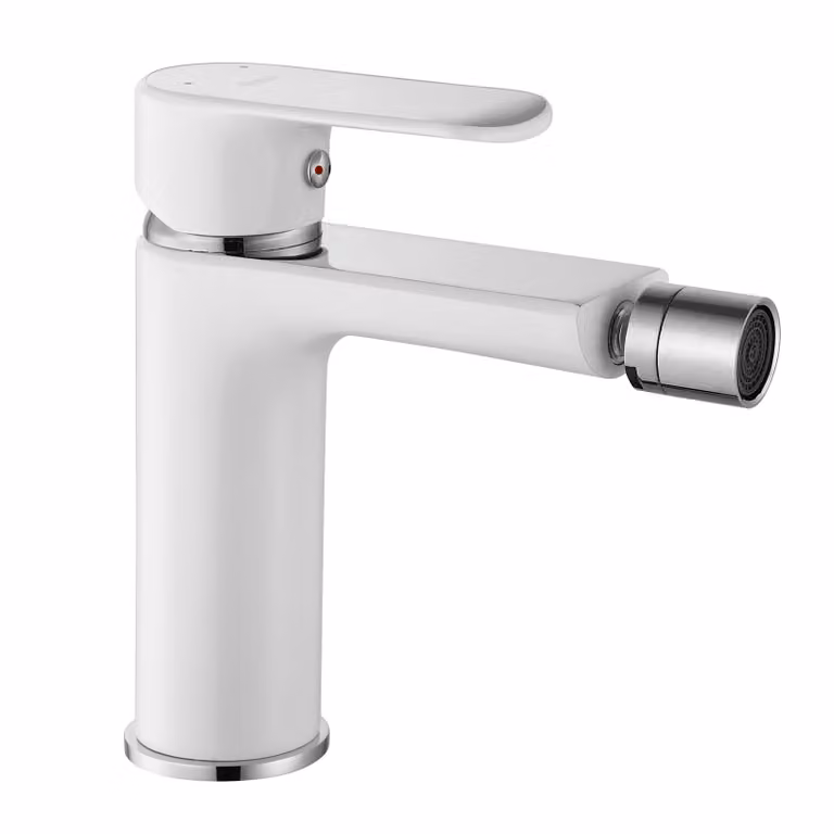 Rubinetto da Bidet Rea Bloom White Chrom