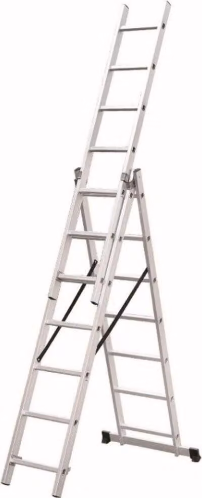 Scala Al 3d. 9 pioli 5,93 m portata 150 kg