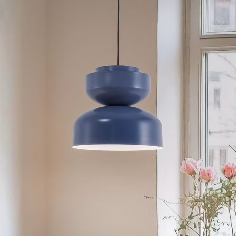 Lampada a sospensione Dalia ALDEX, dimmerabile, Blu, Soggiorno / Sala da pranzo, Metallo, Moderno, Lampada a sospensione
