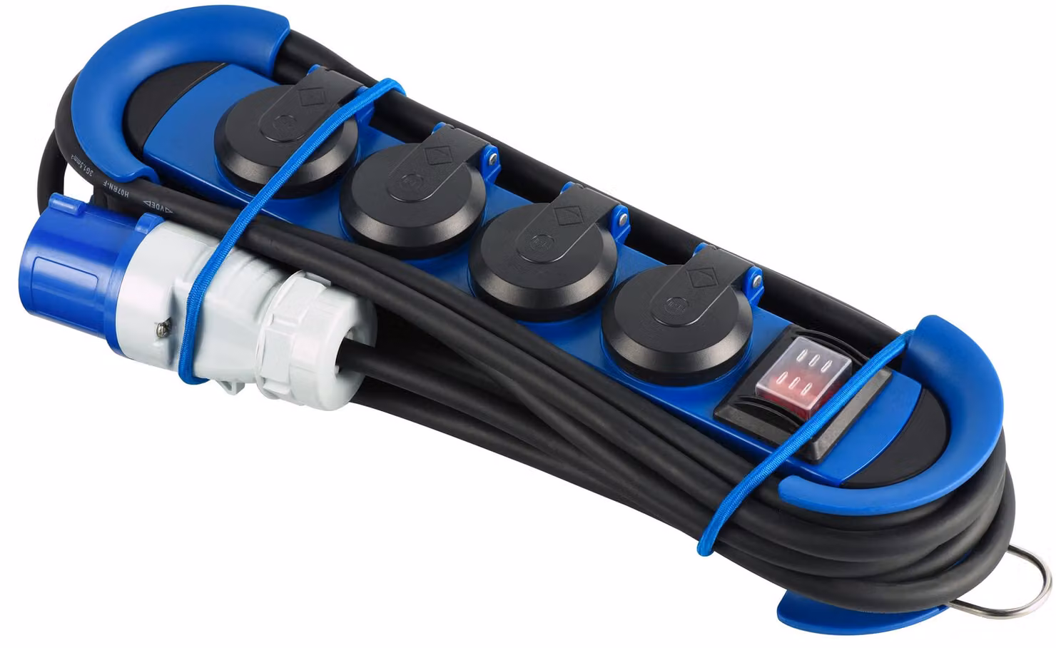 Electraline 62576: Ciabatta multipresa professionale per esterni, con prese CEE