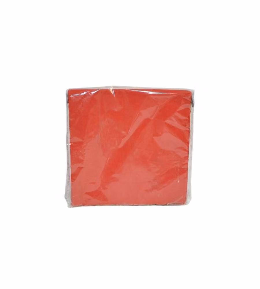 Tovaglioli Rossi 15 Pezzi - 3 Veli - 33x33 cm - Tavola Natalizia