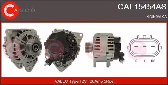 Alternatore 120A