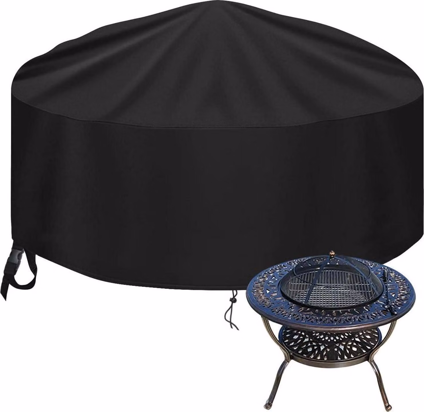 Coprifuoco in tessuto Oxford 600D giardino terrazzo balcone Ø91x31cm