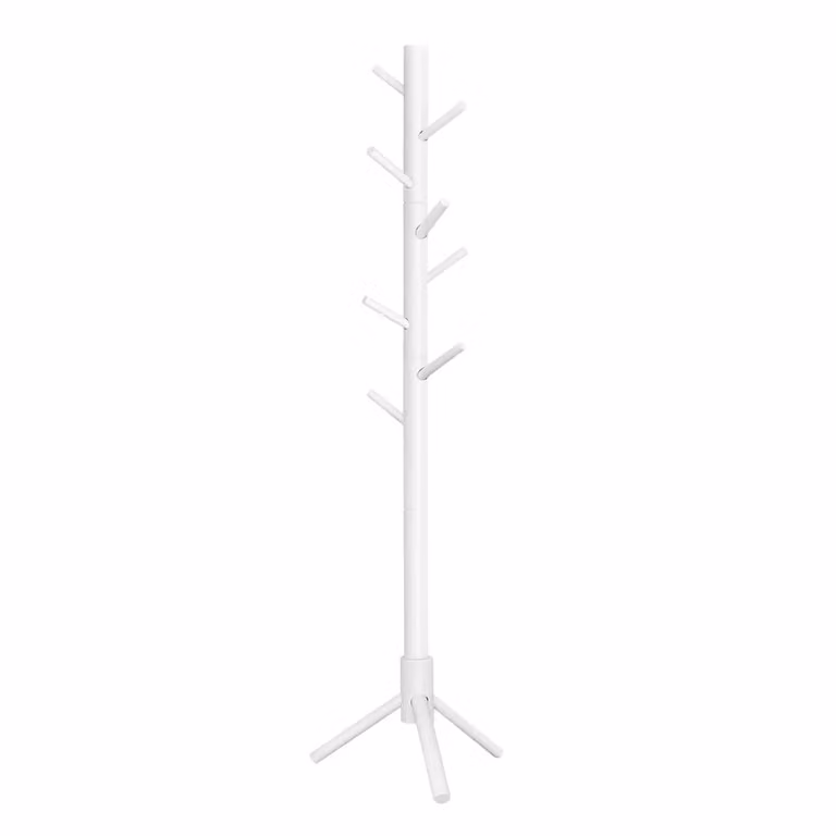 Appendiabiti in Legno Massello Bianco | VASAGLE
