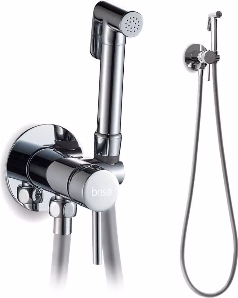 Miscelatore da incasso per bidet, per rubinetto, WC, bagno, cromo