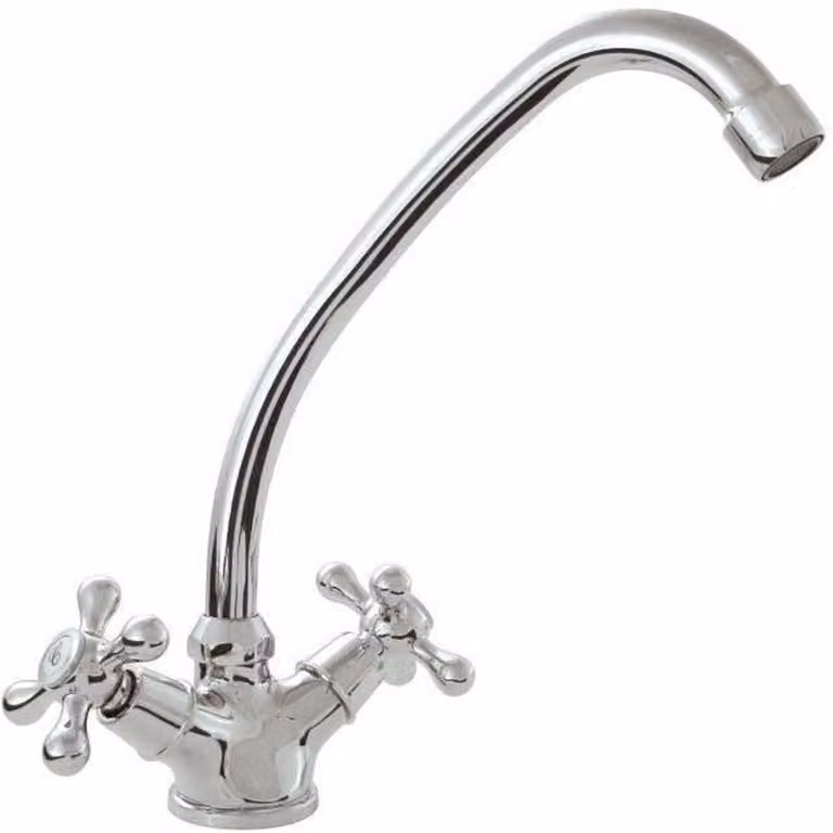 Beverly kitchen mixer tap - ROUSSEAU - Without spray - Retro style - Water saving
