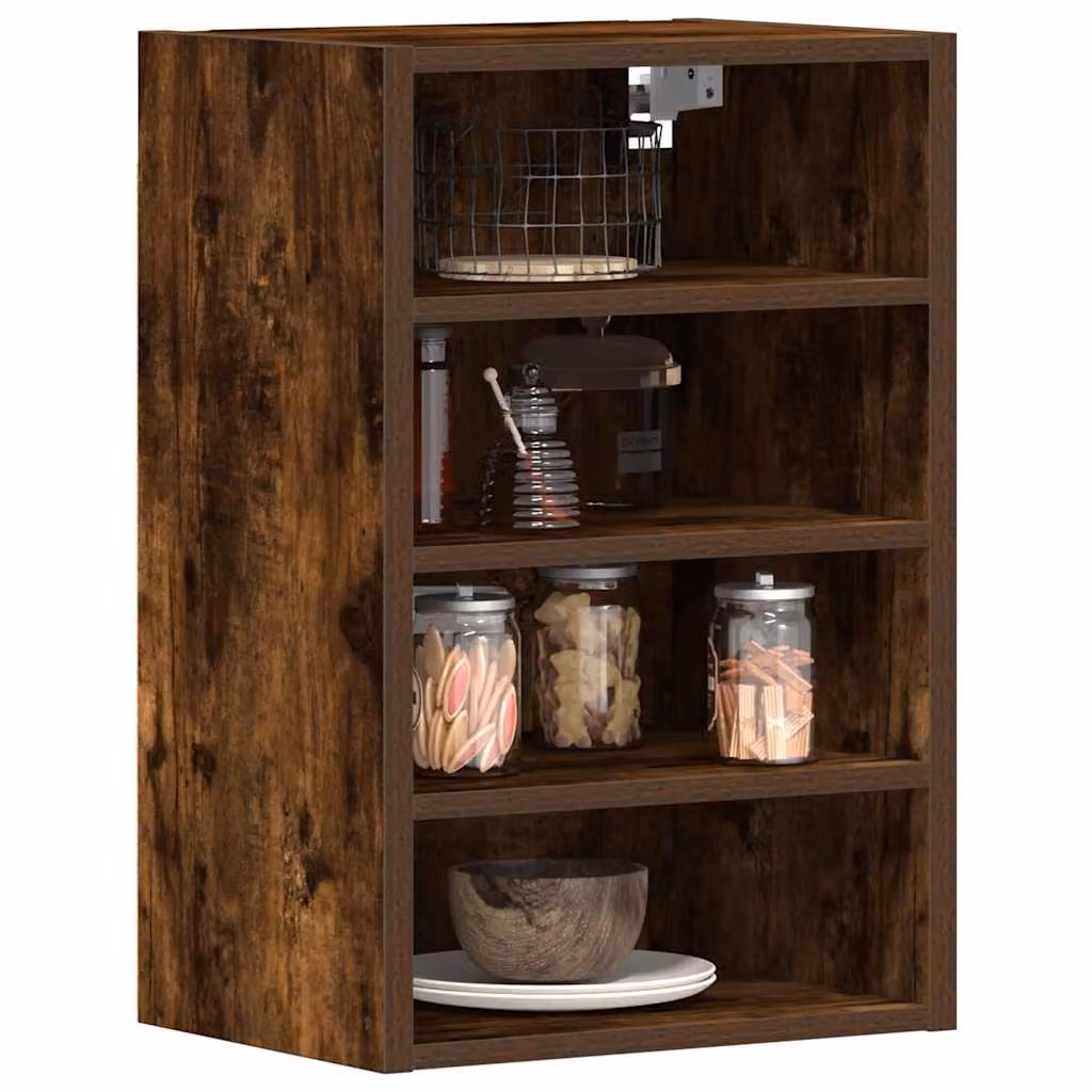 Pensile da cucina moderno vidaXL Riga Rovere Fumo L: 40 cm, P: 29,5 cm, H: 60 cm
