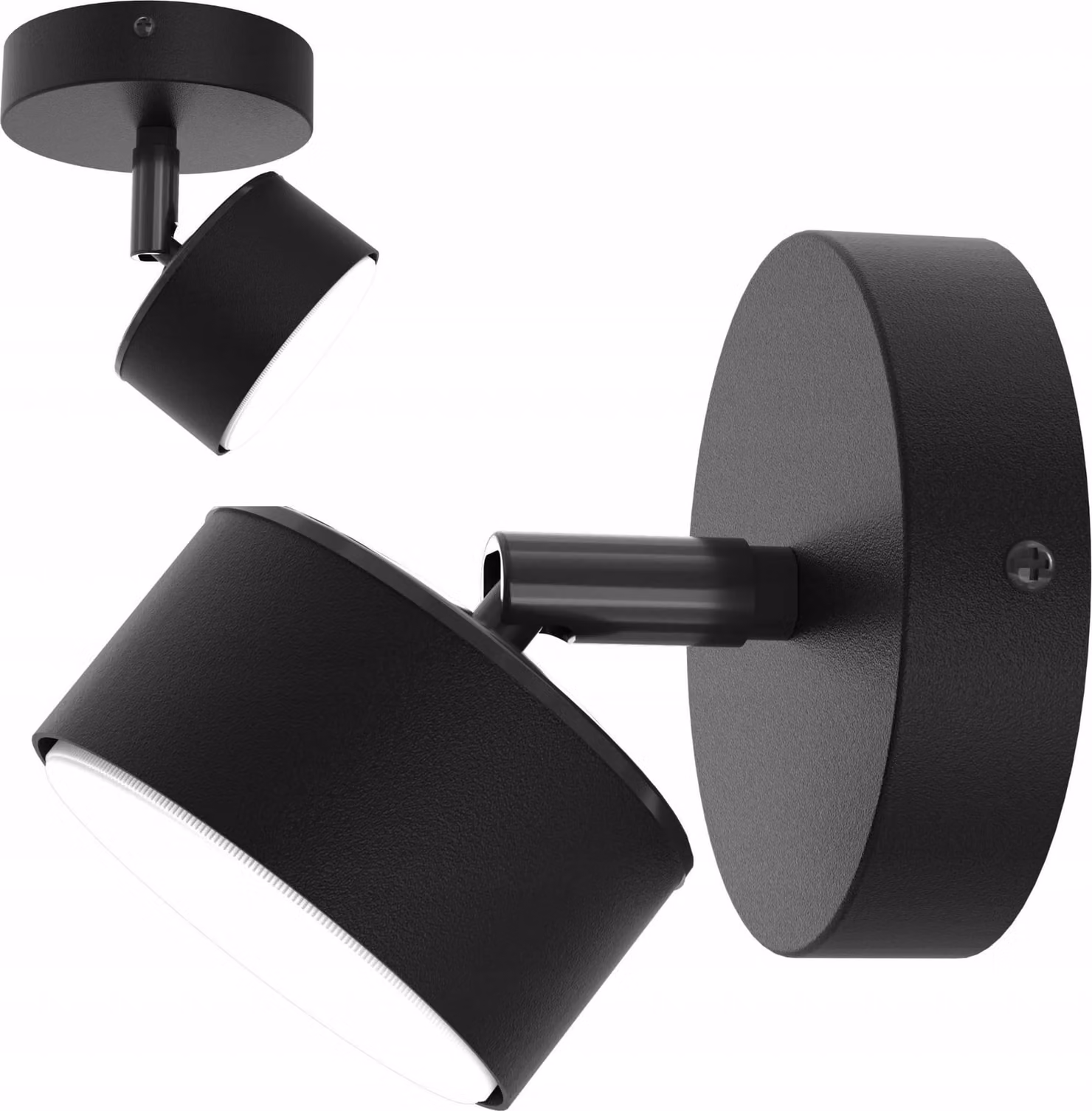 Lampada da parete Lampada da soffitto Faretto Nero GX53 Lampada LED polacca