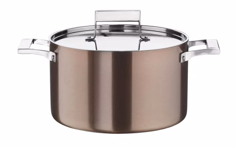 Casseruola Fonda con coperchio per induzione, linea Century, diam.28cm