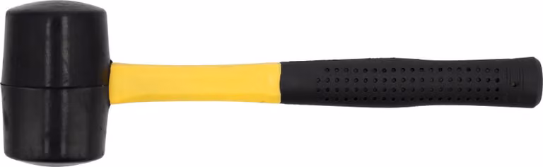 Martello di gomma 50 mm, manico in fibra di vetro, 500 g