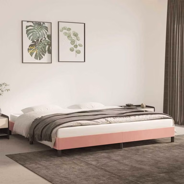 vidaXL Giroletto in Velluto Rosa per Adulti L/P: 200 x 200 cm