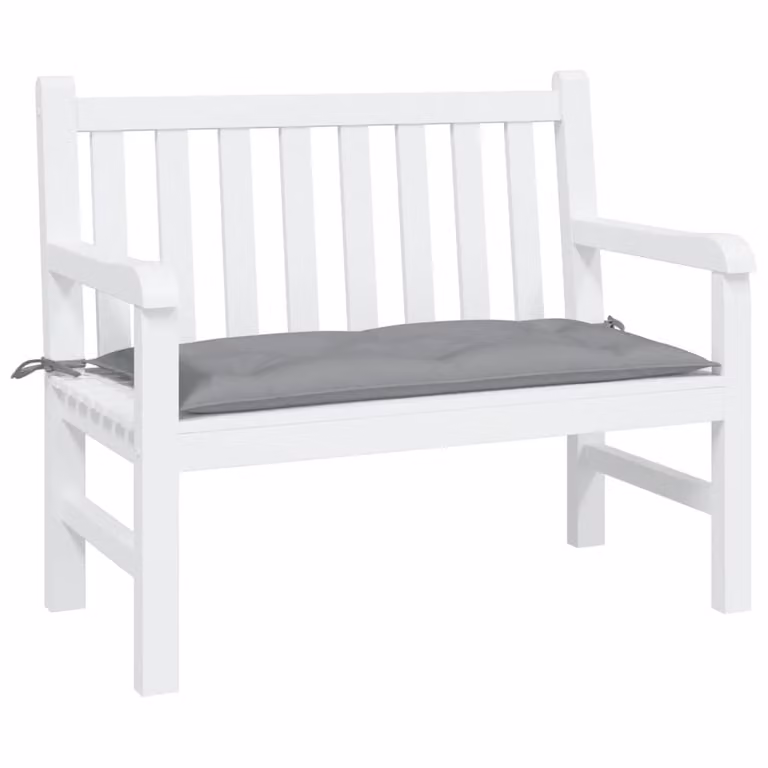 vidaXL Cuscino per Panca Grigio in Tessuto Oxford Idrorepellente e Traspirante L: 100 cm, P: 50 cm, H: 7 cm