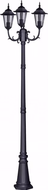 Lanterna da giardino nera 3xE27 Kaja Standard K-7009A2/3