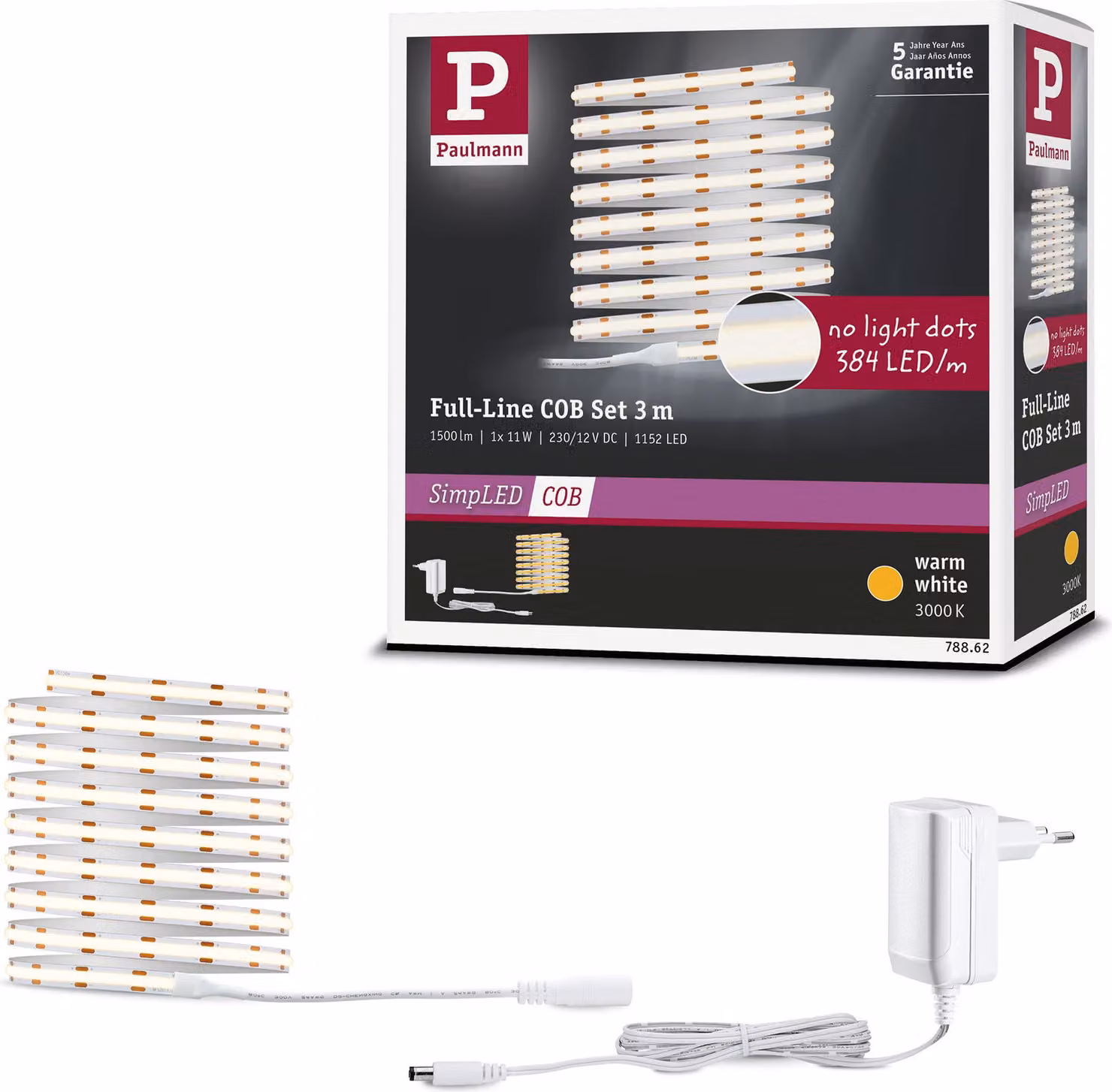 Paulmann SimpLED Striscia LED Full-Line COB Set completo