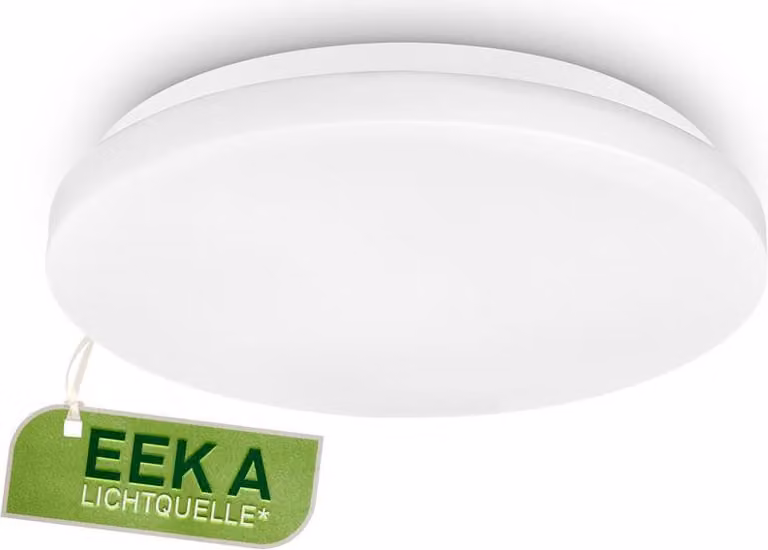 Briloner ELIPSO A Lampada da soffitto a LED, CEE A sorgente luminosa*, bianco neutro, Ø29 x 6 cm