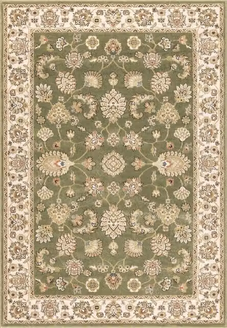 Tappeto Pierre Tappeti BABIL con disegno classico orientale, colore verde e crema, L: 200 cm, P: 290 cm