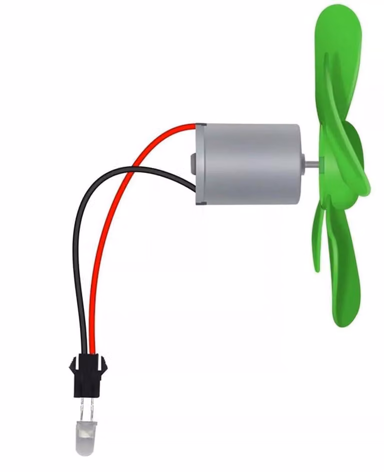 Motore per mini-turbina eolica, kit fai-da-te, 12V, senza lampadina
