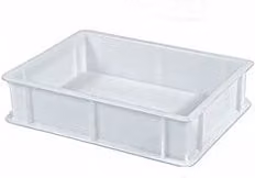 Cassetta pesante per alimenti Pavoni Italia Bianco L: 60 cm, P: 40 cm, H: 10 cm