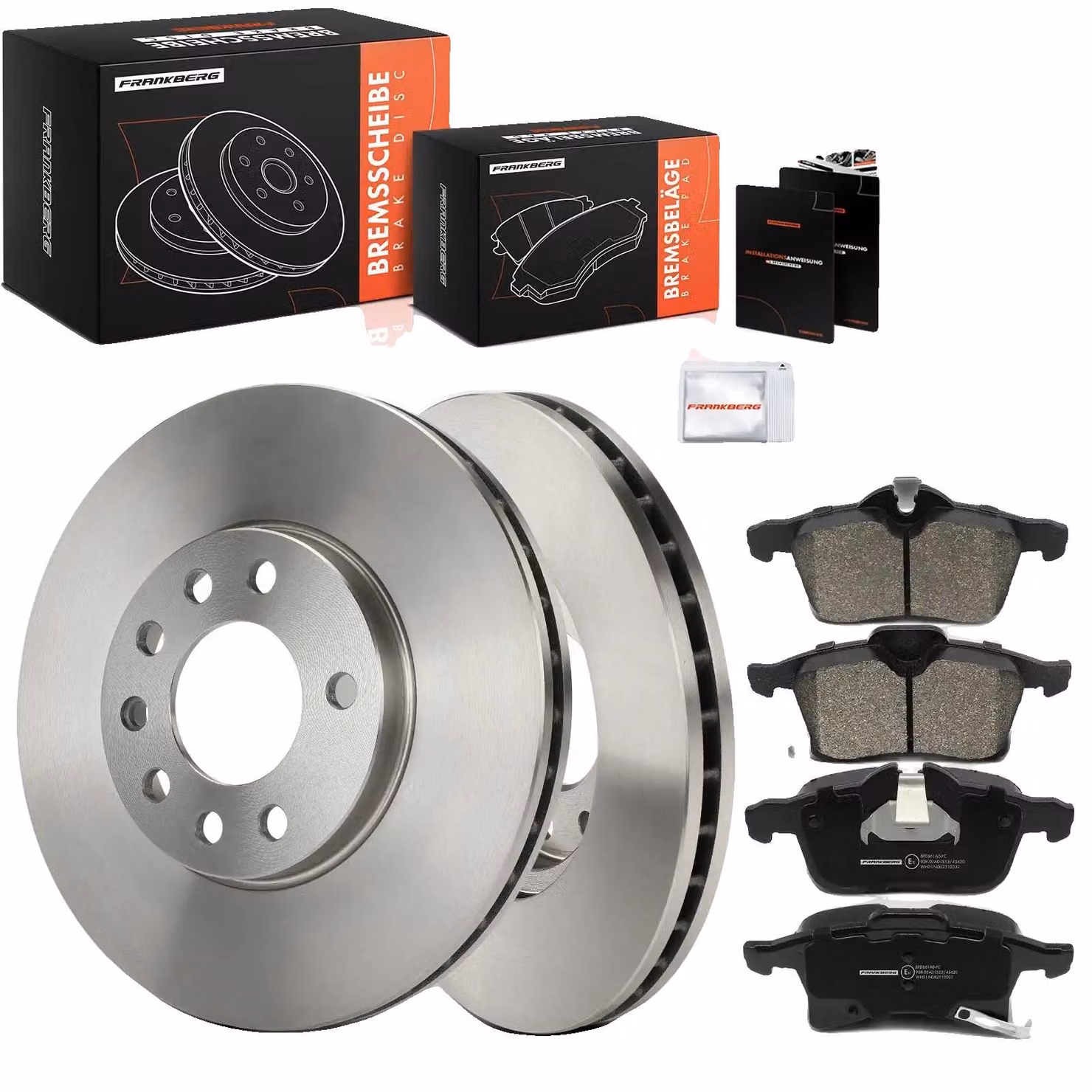 Dischi freno e pastiglie freno, diametro 279,6 mm, spessore 19,8 mm, larghezza 155,2 mm, altezza 69,5 mm, numero di fori di fissaggio: 7