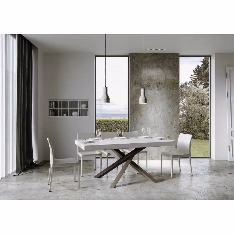 Tavolo allungabile Volantis Itamoby Bianco Frassino L: 90-420 cm, P: 160 cm – 2