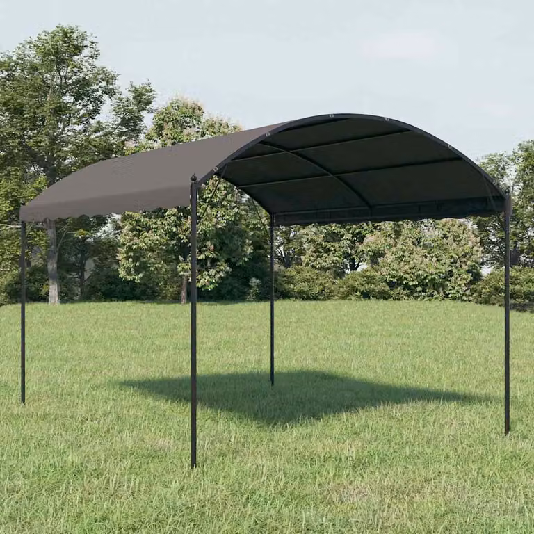 Tendalino Parasole vidaXL Antracite e Nero L: 300 cm, P: 300 cm, H: 260 cm