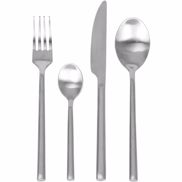 Servizio posate Dakotah Gusto Casa in acciaio inox satinato argento, 24 pezzi