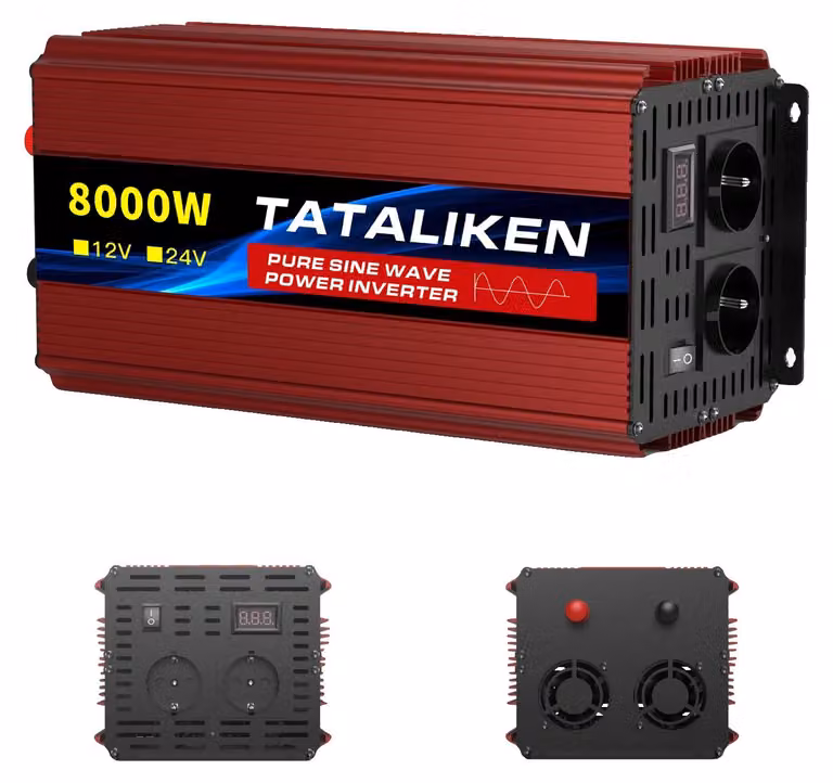Convertitore DC-AC, efficiente conversione energetica, compatibile con le prese europee, 12V 8000W 220V 50Hz EU