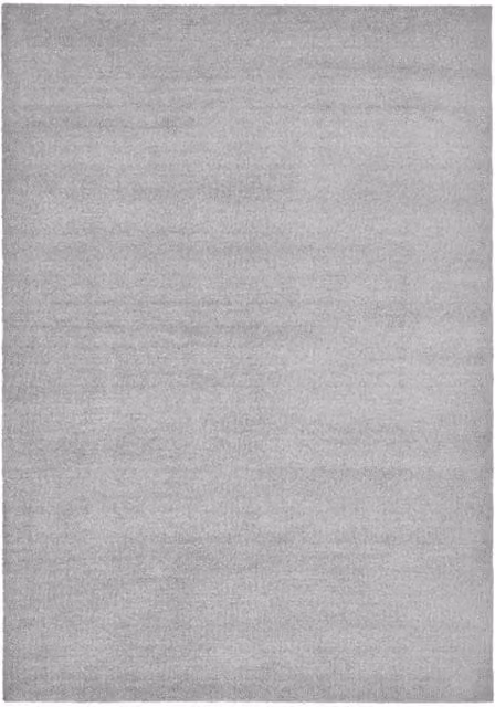 Tappeto FEEL GRIGIO cm.200x290 tinta unita moderno, pelo morbido resistente e lavabile in lavatrice