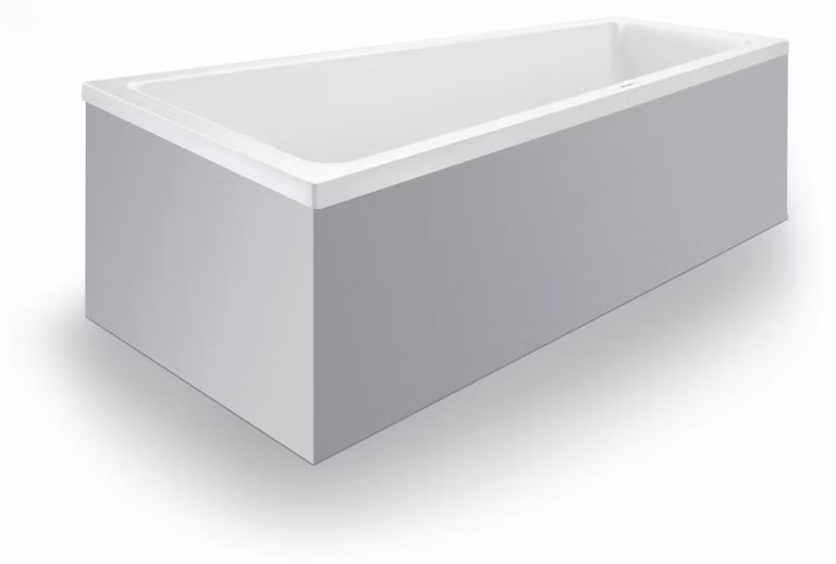 Duravit No.1 baignoire encastrée, trapèze, 1700x1000mm, 1 pente de dossier à gauche, blanc, 700508000000000, 700508000000000