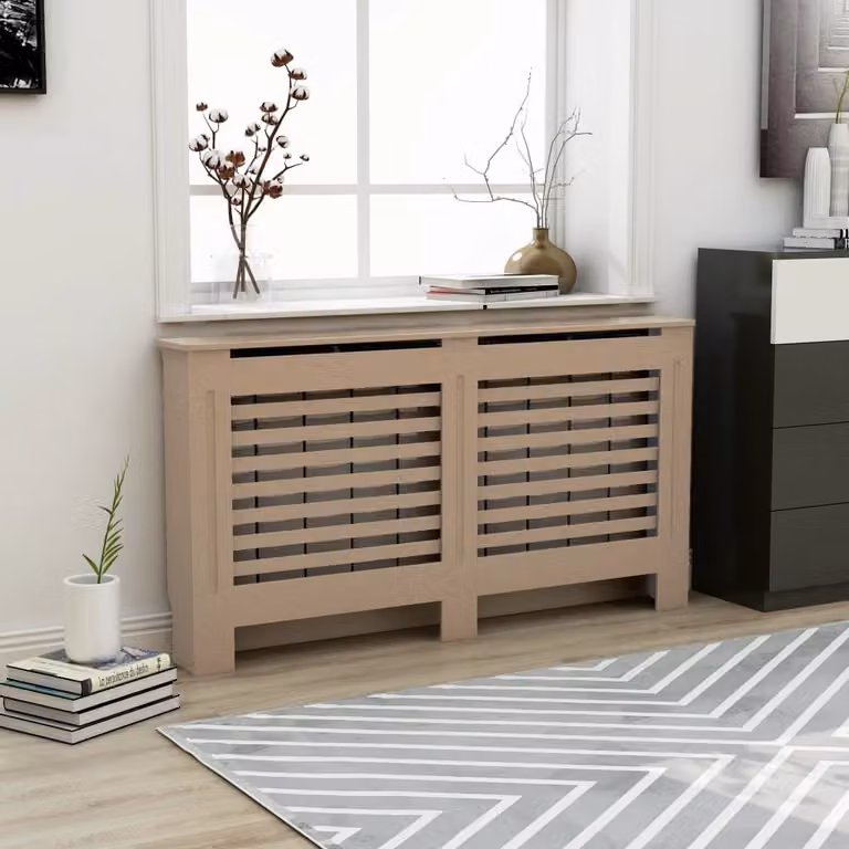 The Living Store Rivestimento per radiatori 152x19x81,5 cm MDF