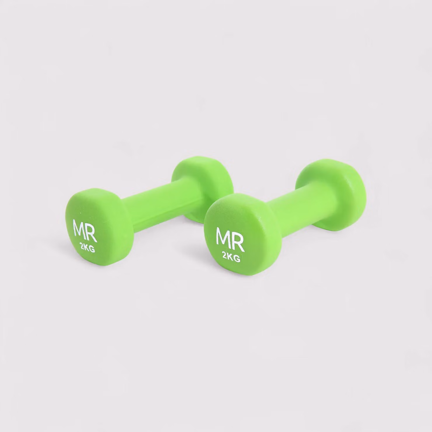 Manubri e pesetti 2 kg per esercizi di allenamento muscolare