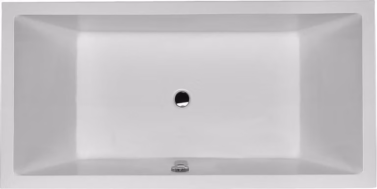 Duravit Starck Baignoires rectangulaires, à encastrer, 2 pentes de dos, 1800x900mm, blanc, 700052000000000, 700052000000000