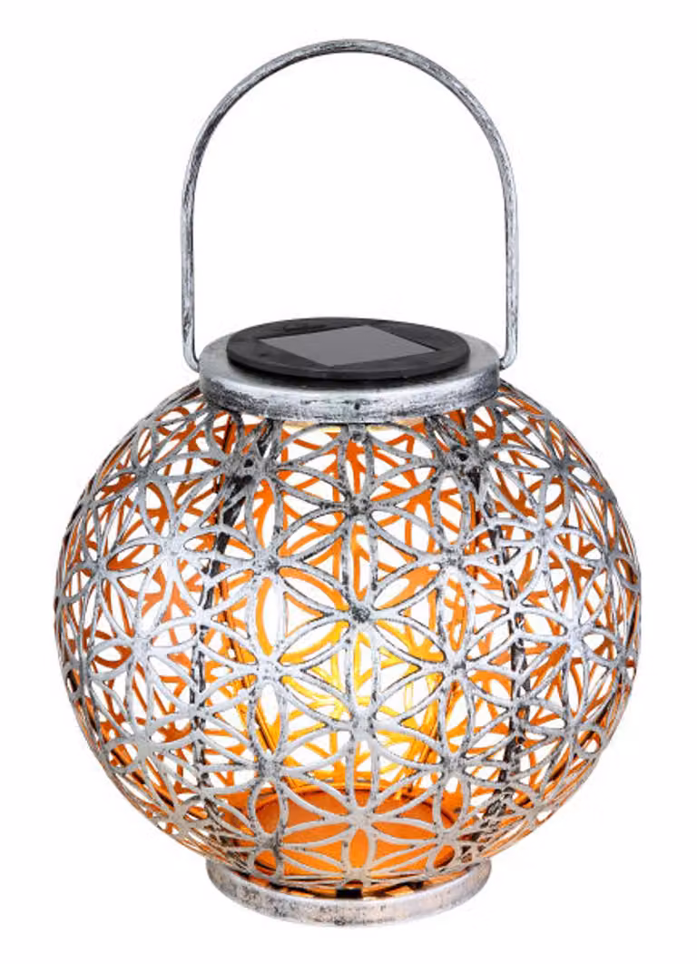 GLOBO Luce solare Lanterna da giardino Lampada solare rotonda per esterni Luce solare 36741