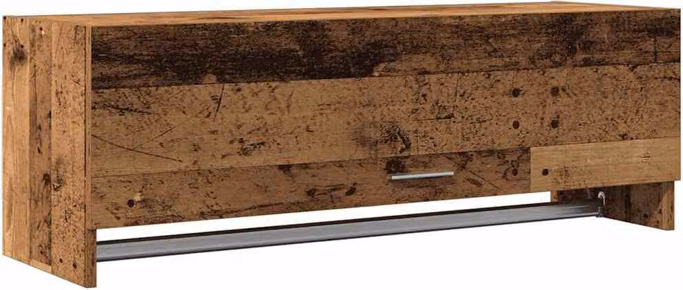 Armadio in Legno Vecchio 100x32,5x35 cm in Legno Multistrato