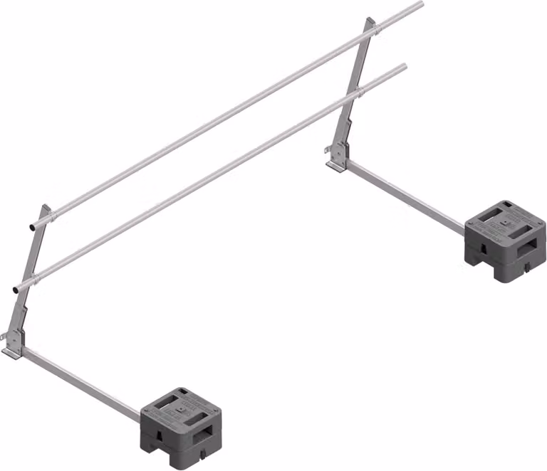 Sistema di ringhiere Hymer HYGHTS inclinabile con braccio lungo da 3 metri