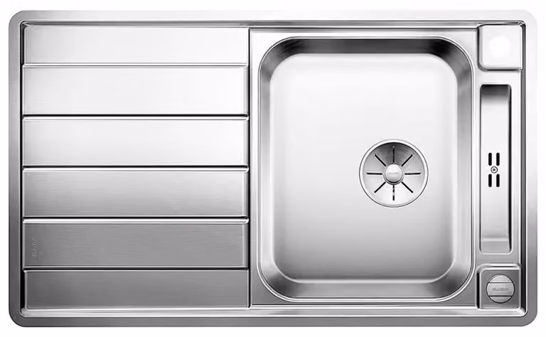 Lavello Blanco Axis III 45 S-IF 860 x 510 mm in acciaio inox satinato 522102