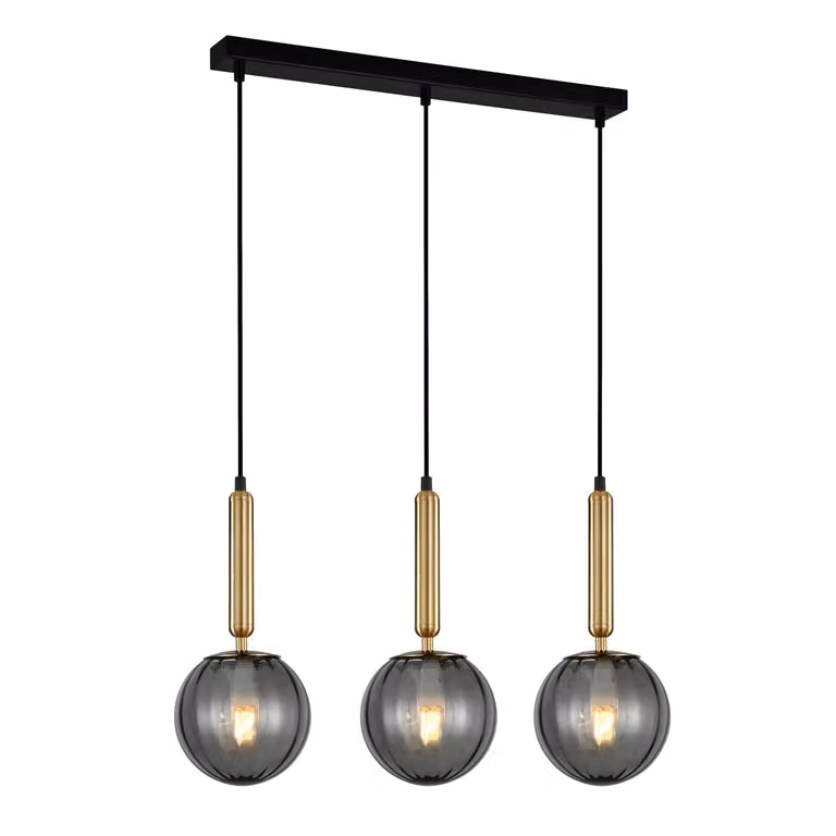 Italux Ravena lampadario moderno in ottone PND-2324-3L BRO+SG